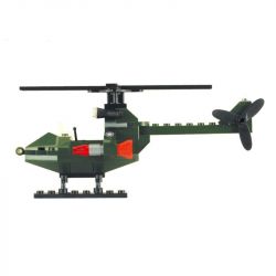 Enlighten 806 Qman 806 non  TRỰC THĂNG QUÂN SỰ bộ đồ chơi xếp lắp ráp ghép mô hình Military Army COMBATZONES CHASE Quân Sự Bộ Đội 119 khối
