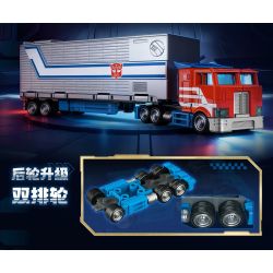 BLOKEES 75606 Xếp hình lắp ráp ghép mô hình Máy biến áp: Bộ vận chuyển C01 Optimus Prime