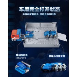 BLOKEES 75606 Xếp hình lắp ráp ghép mô hình Máy biến áp: Bộ vận chuyển C01 Optimus Prime