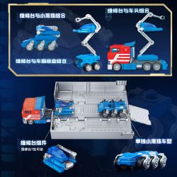 BLOKEES 75606 Xếp hình lắp ráp ghép mô hình Máy biến áp: Bộ vận chuyển C01 Optimus Prime