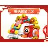 Forange FC8615 Fun Moving Yura Lion Dance Xếp hình lắp ráp ghép mô hình múa sư tử Yola