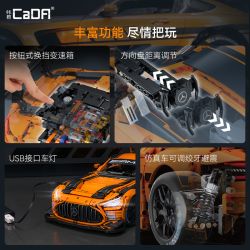 CaDA DoubleE C64008 Mercedes-AMG GT3 Xếp hình lắp ráp ghép mô hình Mercedes Benz AMG GT3