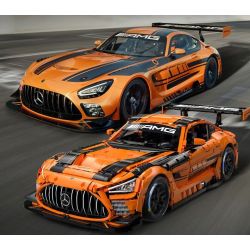 CaDA DoubleE C64008 Mercedes-AMG GT3 Xếp hình lắp ráp ghép mô hình Mercedes Benz AMG GT3