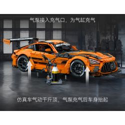 CaDA DoubleE C64008 Mercedes-AMG GT3 Xếp hình lắp ráp ghép mô hình Mercedes Benz AMG GT3
