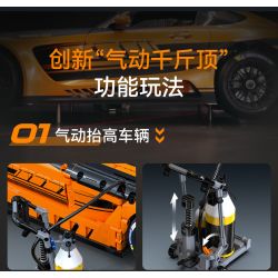 CaDA DoubleE C64008 Mercedes-AMG GT3 Xếp hình lắp ráp ghép mô hình Mercedes Benz AMG GT3