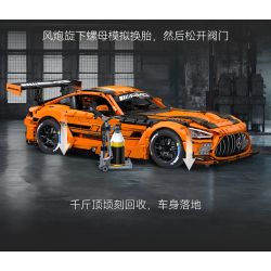 CaDA DoubleE C64008 Mercedes-AMG GT3 Xếp hình lắp ráp ghép mô hình Mercedes Benz AMG GT3