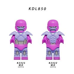 KDL KDL850 KDL K2321 KDL K2322 Sentry Xếp hình lắp ráp ghép mô hình X-Men: Sentinels 2 nhân vật nhỏ