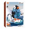 iambrick 31105 IceBloom Penguin Xếp hình lắp ráp ghép mô hình Chim cánh cụt hoa băng