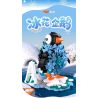 iambrick 31105 IceBloom Penguin Xếp hình lắp ráp ghép mô hình Chim cánh cụt hoa băng
