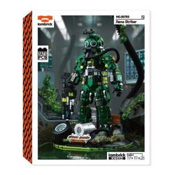 iambrick 30703 Xeno Striker Xếp hình lắp ráp ghép mô hình Người mắc bệnh dịch hạch