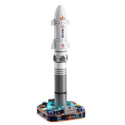 JAKI CK017 Long March 9 Rocket Xếp hình lắp ráp ghép mô hình Tên lửa Bình Minh Trường Chinh 9 tháng 3