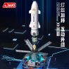 JAKI CK017 Long March 9 Rocket Xếp hình lắp ráp ghép mô hình Tên lửa Bình Minh Trường Chinh 9 tháng 3