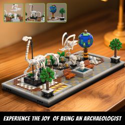 Xbert 66128 Dinosur Museum Xếp hình lắp ráp ghép mô hình Bảo tàng khủng long