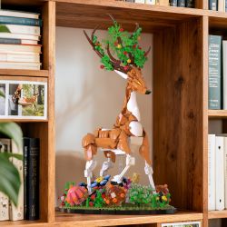 Xbert 66191 Deer In Bloom A Floral Fantasy Xếp hình lắp ráp ghép mô hình Nai sừng tấm