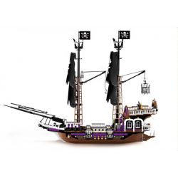 Enlighten 1313 Qman 1313 non  THUYỀN CƯỚP BIỂN ĐEN bộ đồ chơi xếp lắp ráp ghép mô hình Pirates Of The Caribbean LEGENDARY PIRATES Cướp Biển Vùng Caribe 1513 khối