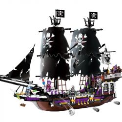 Enlighten 1313 Qman 1313 non  THUYỀN CƯỚP BIỂN ĐEN bộ đồ chơi xếp lắp ráp ghép mô hình Pirates Of The Caribbean LEGENDARY PIRATES Cướp Biển Vùng Caribe 1513 khối