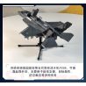 Sluban M38-B1361 Xếp hình lắp ráp ghép mô hình Vua mô hình sản phẩm: Tiêm kích tàng hình F35B 1:44