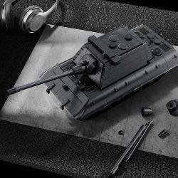 12GO 97019 E-100 Heavy Tank Xếp hình lắp ráp ghép mô hình Xe tăng hạng nặng E-100 1:28