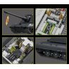 12GO 97019 E-100 Heavy Tank Xếp hình lắp ráp ghép mô hình Xe tăng hạng nặng E-100 1:28