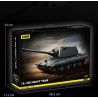 12GO 97019 E-100 Heavy Tank Xếp hình lắp ráp ghép mô hình Xe tăng hạng nặng E-100 1:28