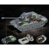 12GO 97019 E-100 Heavy Tank Xếp hình lắp ráp ghép mô hình Xe tăng hạng nặng E-100 1:28