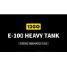 12GO 97019 E-100 Heavy Tank Xếp hình lắp ráp ghép mô hình Xe tăng hạng nặng E-100 1:28