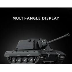 12GO 97019 E-100 Heavy Tank Xếp hình lắp ráp ghép mô hình Xe tăng hạng nặng E-100 1:28