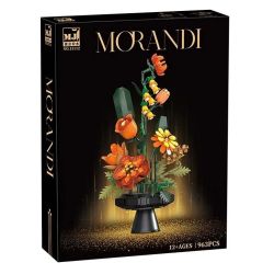 Beautiful and 13112 Morandi Xếp hình lắp ráp ghép mô hình Bó hoa Morandi