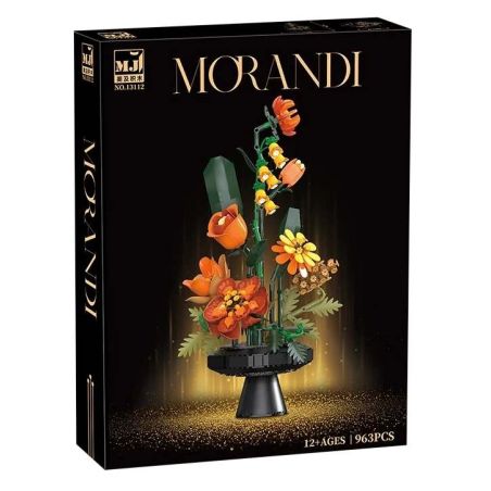 Beautiful and 13112 Morandi Xếp hình lắp ráp ghép mô hình Bó hoa Morandi