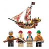 Enlighten 1311 Qman 1311 non  THUYỀN CƯỚP BIỂN BẠCH TUỘC bộ đồ chơi xếp lắp ráp ghép mô hình Pirates Of The Caribbean Cướp Biển Vùng Caribe 368 khối