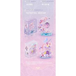 FUNIFY W9303A Xếp hình lắp ráp ghép mô hình Giấc mơ ngọt ngào của hoa: Hoa trong gương và trăng trong nước