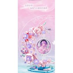 FUNIFY W9303A Xếp hình lắp ráp ghép mô hình Giấc mơ ngọt ngào của hoa: Hoa trong gương và trăng trong nước