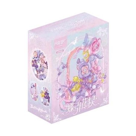 FUNIFY W9303B Xếp hình lắp ráp ghép mô hình Giấc mơ hoa: Bướm dụ hoa