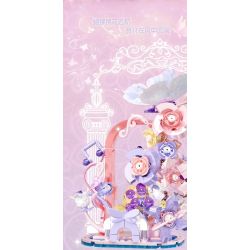 FUNIFY W9303B Xếp hình lắp ráp ghép mô hình Giấc mơ hoa: Bướm dụ hoa