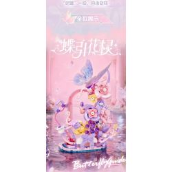 FUNIFY W9303B Xếp hình lắp ráp ghép mô hình Giấc mơ hoa: Bướm dụ hoa