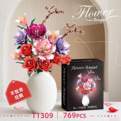 WOMA 11309 Xếp hình lắp ráp ghép mô hình bó hoa