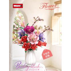 WOMA 11309 Xếp hình lắp ráp ghép mô hình bó hoa