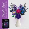 WOMA 15421 Purple Rose Xếp hình lắp ráp ghép mô hình Bó hoa hồng tím