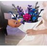 WOMA 15421 Purple Rose Xếp hình lắp ráp ghép mô hình Bó hoa hồng tím