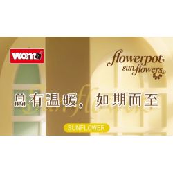 WOMA 11350 Sun Flower Xếp hình lắp ráp ghép mô hình hoa hướng dương