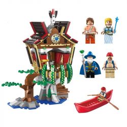 Enlighten 1309 Qman 1309 non  NGÔI NHÀ CỦA PHÙ THỦY bộ đồ chơi xếp lắp ráp ghép mô hình Pirates Of The Caribbean LEGENDARY PIRATES Cướp Biển Vùng Caribe 506 khối