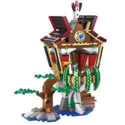 Enlighten 1309 Qman 1309 non  NGÔI NHÀ CỦA PHÙ THỦY bộ đồ chơi xếp lắp ráp ghép mô hình Pirates Of The Caribbean LEGENDARY PIRATES Cướp Biển Vùng Caribe 506 khối