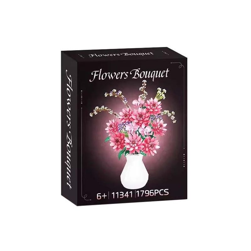 WOMA 11341 Flowers Bought Xếp hình lắp ráp ghép mô hình thược dược