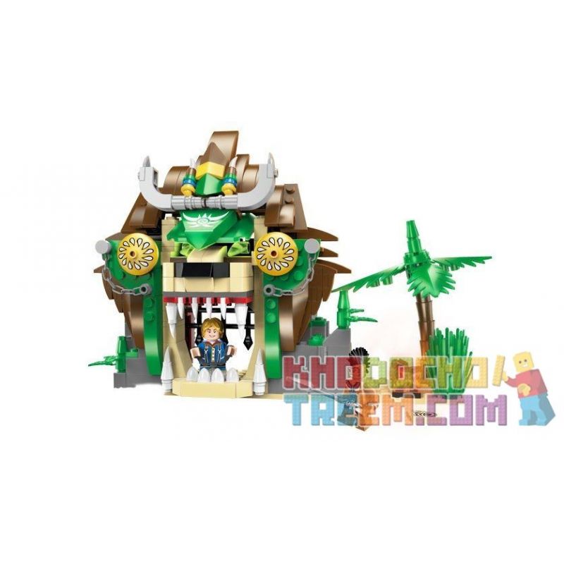 Enlighten 1308 Qman 1308 non  NHÀ TÙ SƯ TỬ bộ đồ chơi xếp lắp ráp ghép mô hình Pirates Of The Caribbean LEGENDARY PIRATES Cướp Biển Vùng Caribe 328 khối