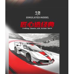 EIKEE Y26033 Ferrari FXX K Evolution Xếp hình lắp ráp ghép mô hình Ferrari FXX K Evolution