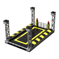 United Imagine JKC7301 Car Park Xếp hình lắp ráp ghép mô hình Bãi đậu xe kết hợp nhiều tầng