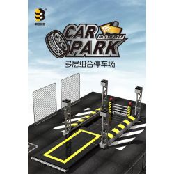 United Imagine JKC7301 Car Park Xếp hình lắp ráp ghép mô hình Bãi đậu xe kết hợp nhiều tầng