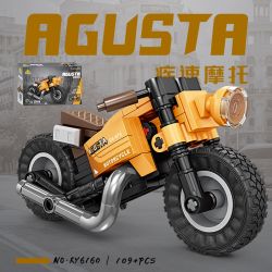 KAZI GBL BOZHI KY6160 Xếp hình lắp ráp ghép mô hình 8 loại xe máy nhanh