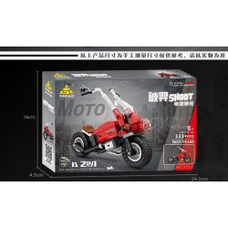 KAZI GBL BOZHI KY6160 Xếp hình lắp ráp ghép mô hình 8 loại xe máy nhanh