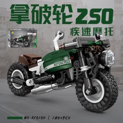 KAZI GBL BOZHI KY6160 Xếp hình lắp ráp ghép mô hình 8 loại xe máy nhanh